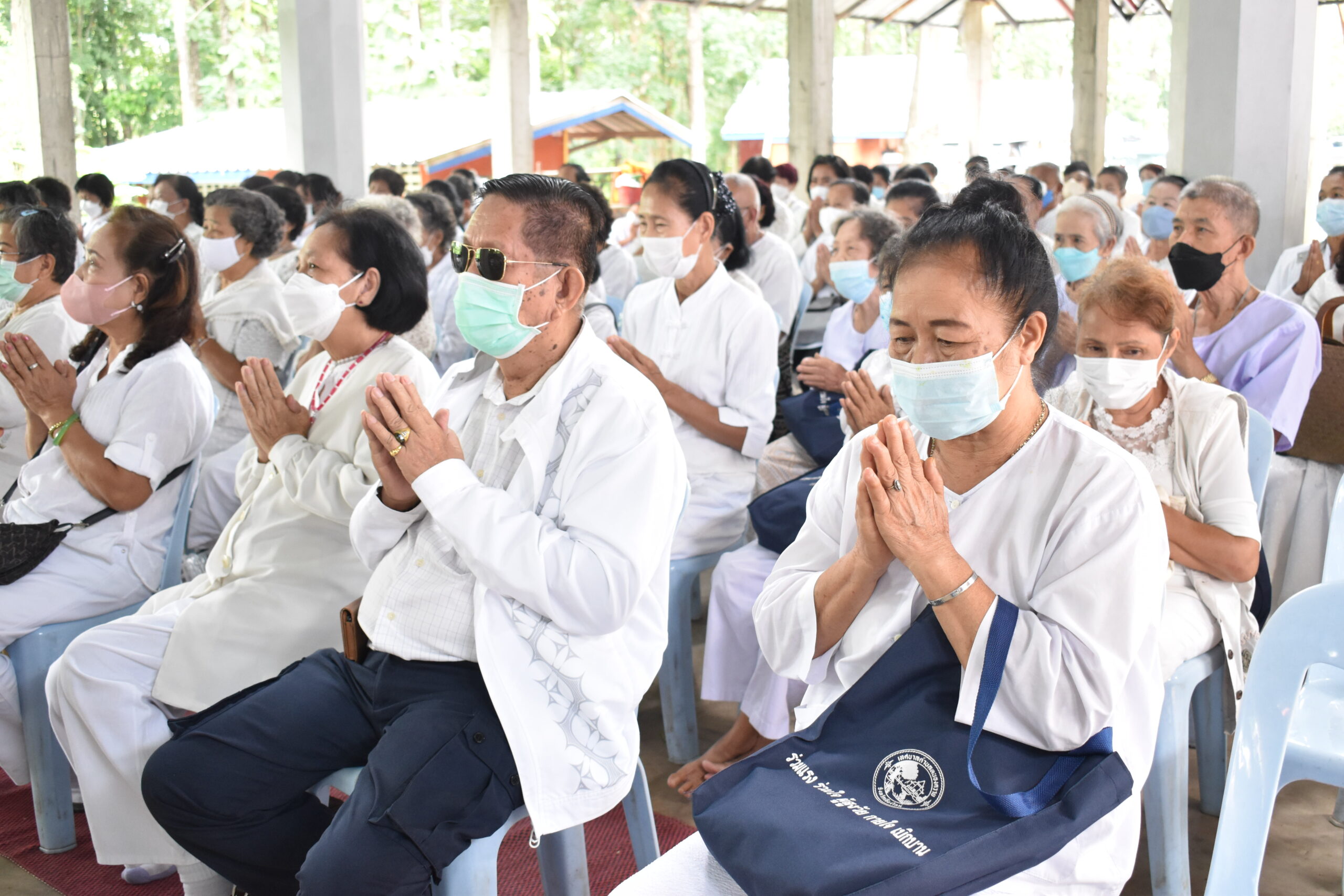 Read more about the article โครงการรับฟังพระธรรมเทศนา ประจำปีงบประมาณ 2565