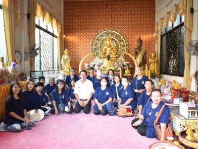 Read more about the article กิจกรรมทำนุบำรุงพระพุทธศาสนา ไหว้พระ 9 วัด