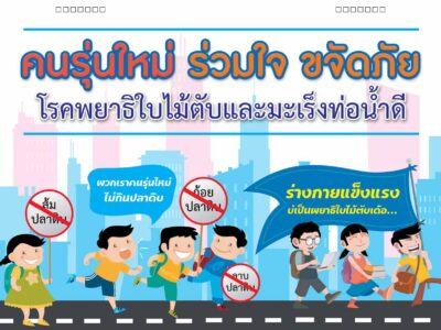 Read more about the article 📣👉ประชาสัมพันธ์ข้อมูลเกี่ยวกับโรคพยาธิใบไม้ตับและมะเร็งท่อน้ำดี